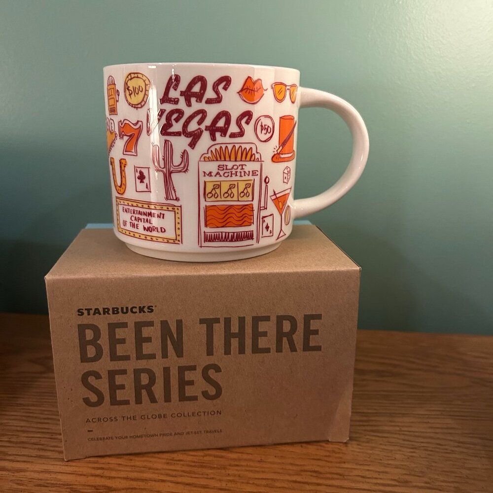 Starbucks Las Vegas Mug - Red and Orange